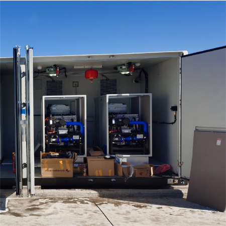 500m3/H مولد هيدروجين 1MW الحاوية المتحلل المائي لمحطة توليد الطاقة بخلايا الوقود