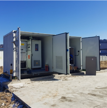 500m3/H مولد هيدروجين 1MW الحاوية المتحلل المائي لمحطة توليد الطاقة بخلايا الوقود