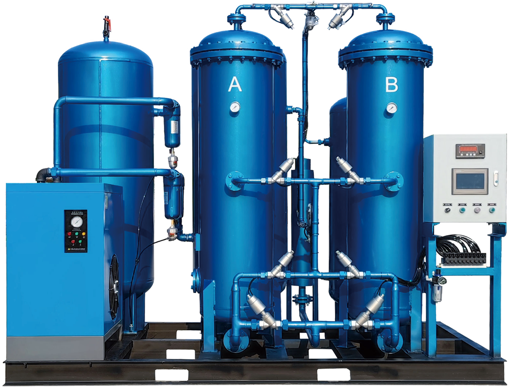 مولد النيتروجين EPV-15MZ+ Plus Twin Tower PSA بنسبة 99.999% من النقاء العالي للغاية ومعدل التدفق 15Nm3/h مع التحكم في PLC