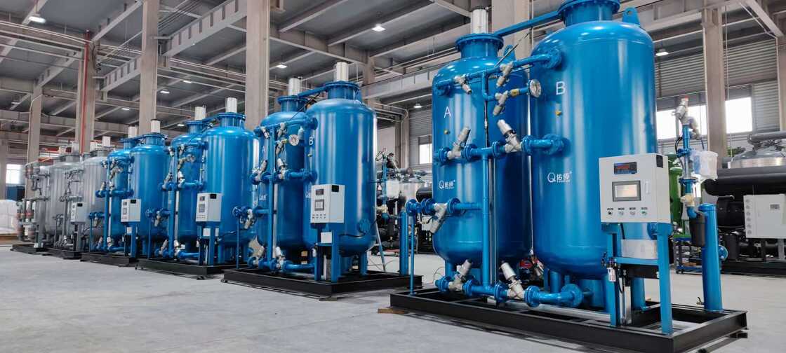 مولد النيتروجين EPV-15MZ+ Plus Twin Tower PSA بنسبة 99.999% من النقاء العالي للغاية ومعدل التدفق 15Nm3/h مع التحكم في PLC