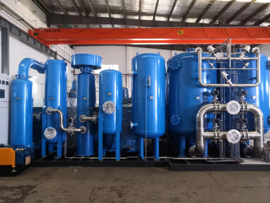 جودة VSA-120 Oxygen Generator 120Nm3/h 93% Purity High Altitude Adaptability Compact Skid Mounted مصنع